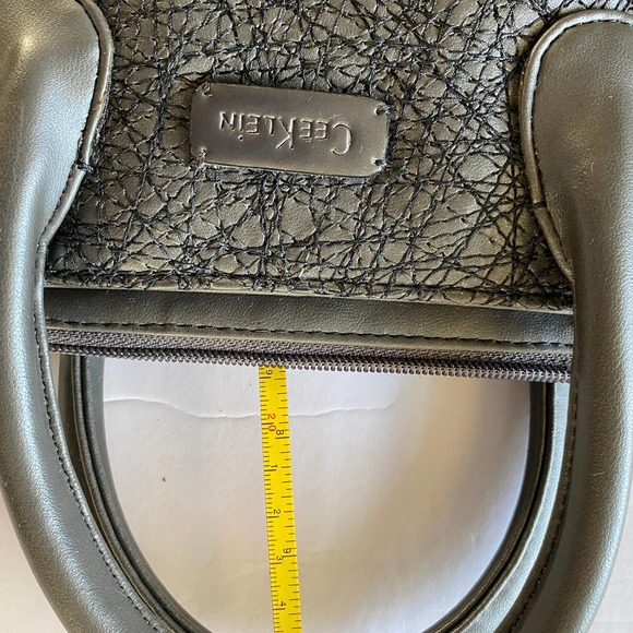 Cee Klein Mini Tote Purse Small Gray Sturdy - Picture 7 of 8